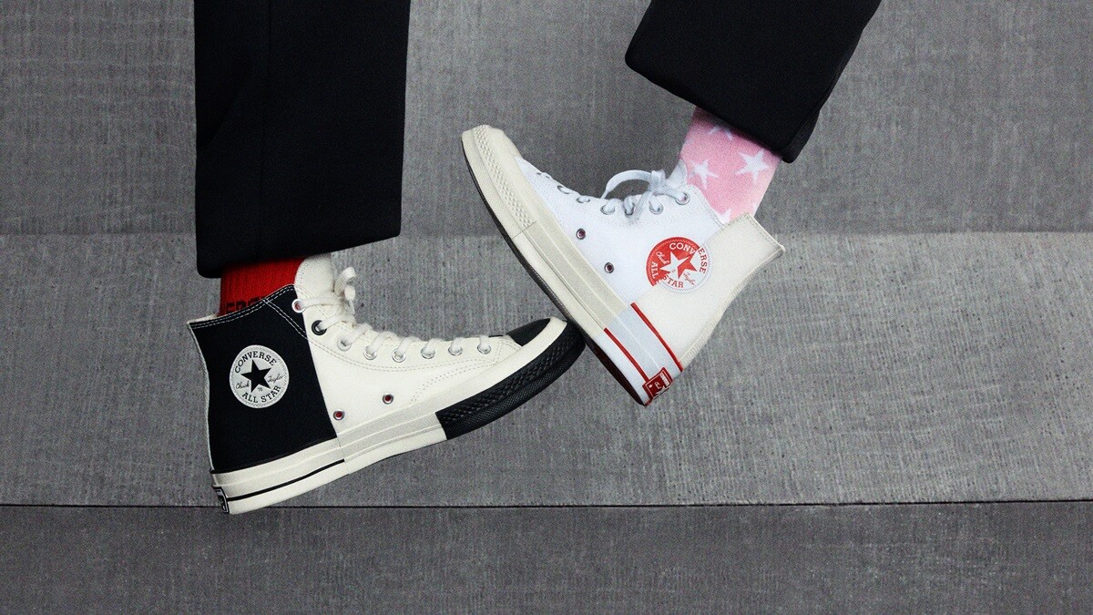 高筒Chuck 70再出拼接款！Converse全新Rivals系列推出黑白、紅白兩種撞色鞋款