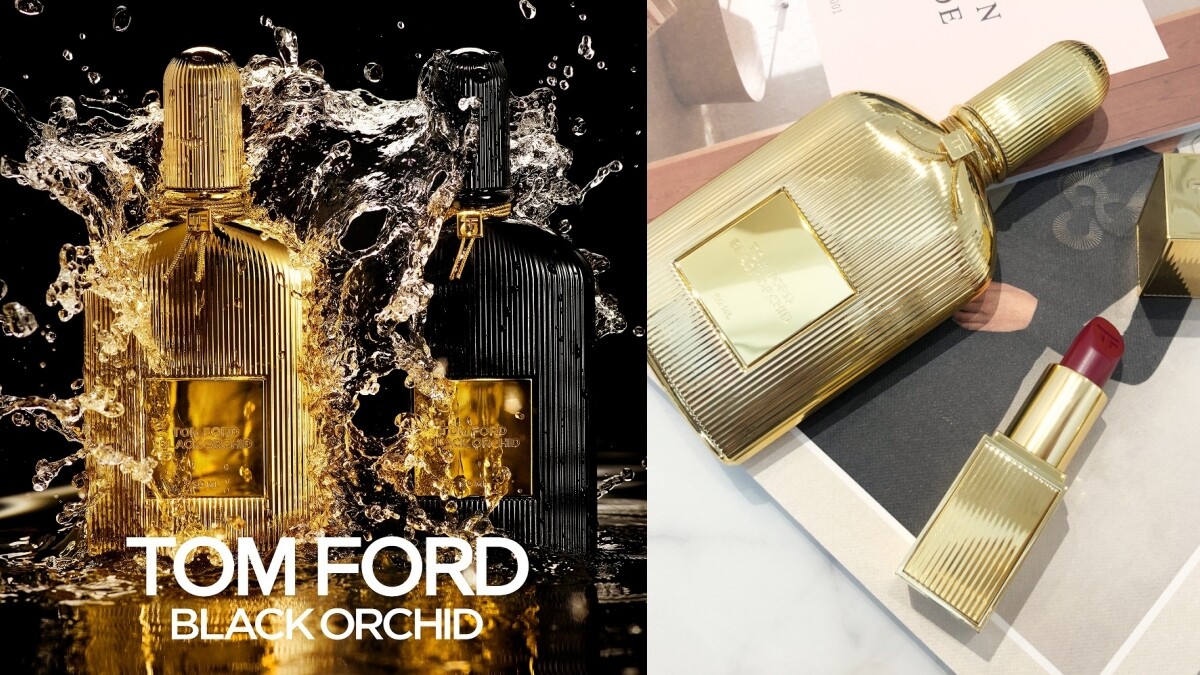 TOM FORD經典黑蘭花香水2020年推出金色深邃版，香精濃度更狂野撩人，還有同款限量唇膏