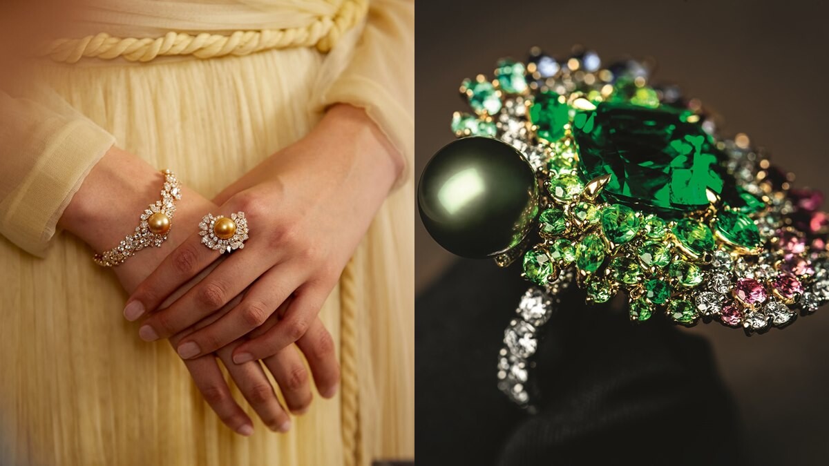 迪奧Tie & Dior系列珠寶居然有專屬高級訂製禮服！漸層色階、偏心鑲嵌、寶石引色…珠寶鐘錶展的亮點整理