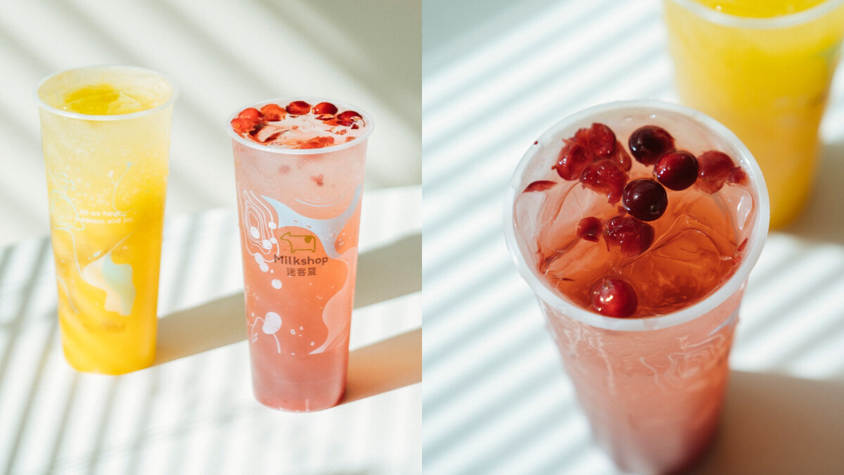 《迷客夏》推出2款繽紛氣泡飲！「蔓莓花漾」櫻花紅漸層太夢幻
