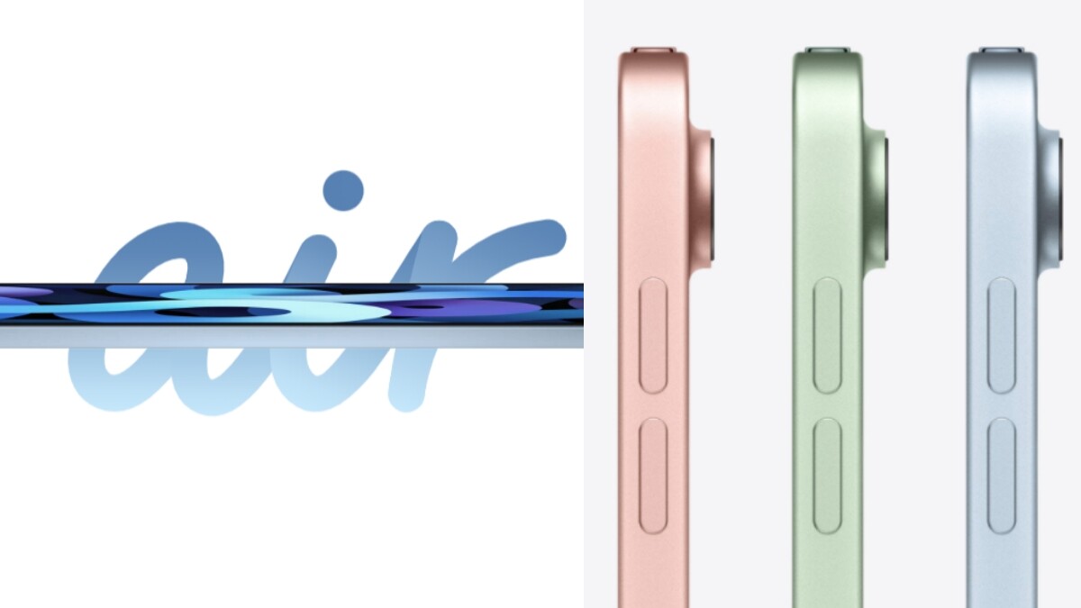 蘋果全新一代iPad Air美翻！推出玫瑰金、天藍5款新色， Touch ID移位置、搭載A14仿生晶片⋯新設計一次看懂