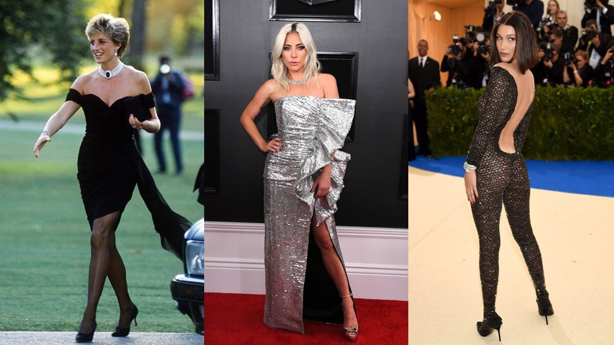 從黛安娜王妃、珍妮佛安妮斯頓、Bella Hadid、J.Lo的「復仇洋裝」找穿搭靈感！露肩洋裝、迷你裙、內衣外穿…12種名人風格推薦
