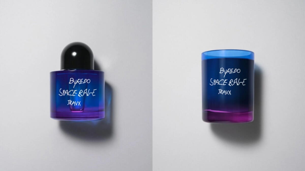 BYREDO推出太空香水！找來Travis Scot推出聯名香氛，藍紫色漸層瓶身是夢幻宇宙、聞起來是星光的味道
