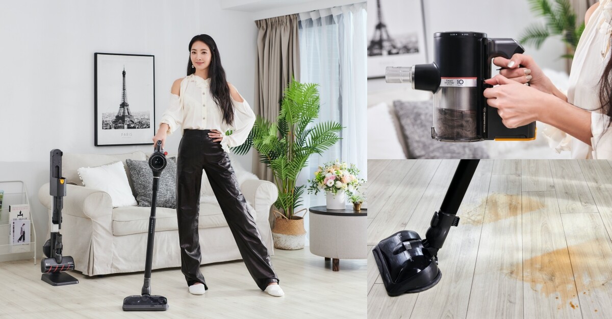 媽咪速玲最愛的居家清潔神隊友—LG A9K系列WIFI濕拖無線吸塵器，一機雙效超乎想像的優秀清潔實力，優雅維持質感生活就靠它了！