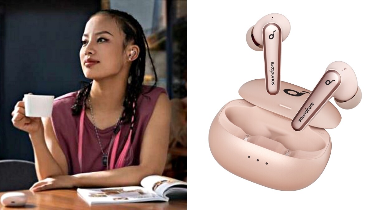 「晨曦粉耳機」美呆了！Anker推出全新真無線藍牙耳機，搭載三種降噪模式，成愛音樂女孩必備配件