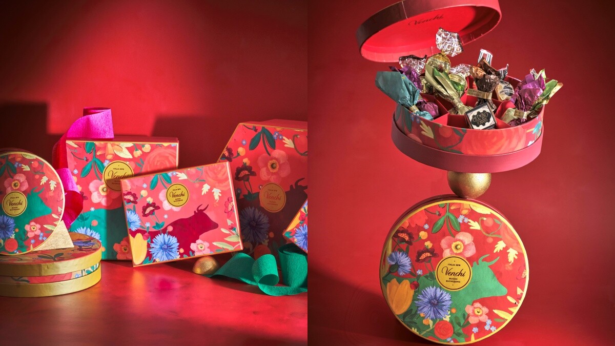過年限定巧克力禮盒！Venchi推6款春節禮盒，珠寶盒般的時髦設計，人氣巧克力一次品嚐