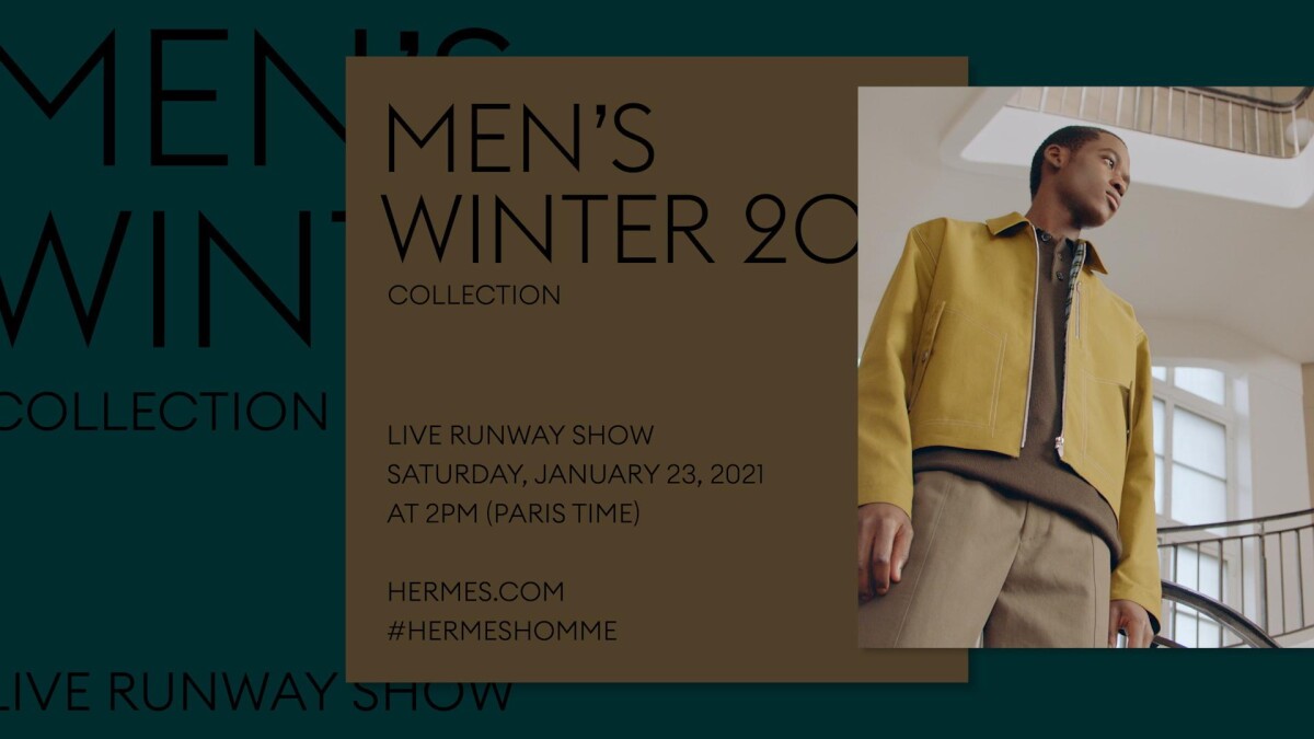2021秋冬男裝系列｜Hermès時裝秀直播線上看！將在1/23晚上9點登場