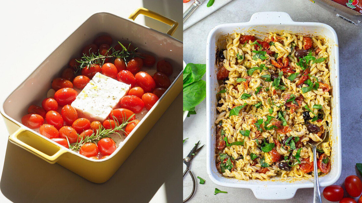 病毒式蔓延的爆紅食譜—Baked Feta Pasta 烤費塔起司義大利麵