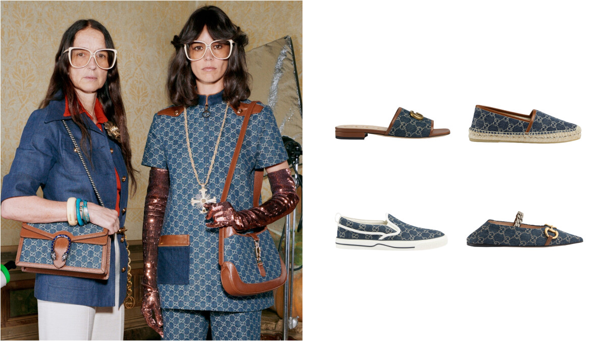 Gucci推出全新環保丹寧系列！ Jackie賈姬包、草編鞋、涼鞋...100%有機棉＋環境友善製作，時髦也能做環保（入內看售價）