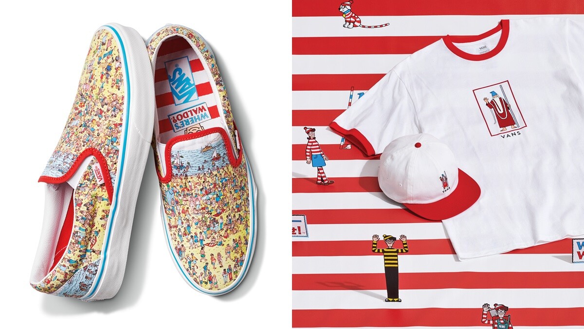 威利在哪裡？！Vans攜手英國插畫Where’s Waldo打造聯名懶人鞋、棒球帽、T-Shirt…開賣日期、售價這邊看