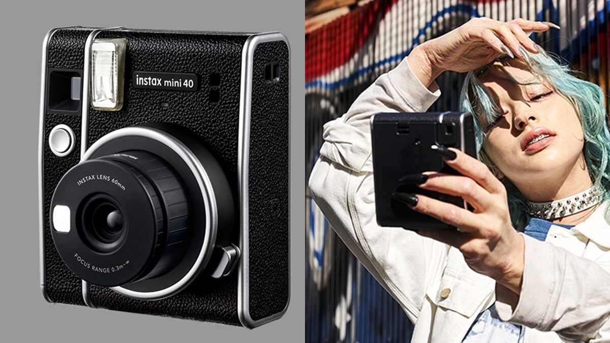 富士推出全新拍立得相機Instax Mini 40！復古簡約外型、質感皮革紋路超吸睛，還能輕鬆自拍逼人帶回家