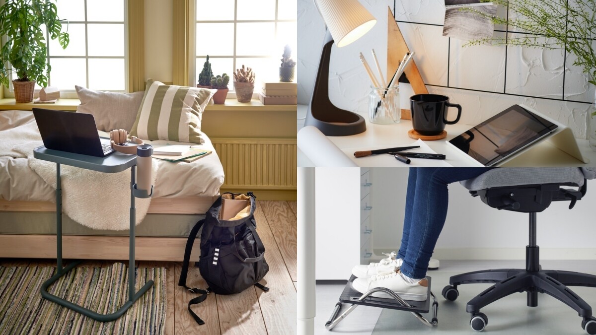WFH高效率神器！IKEA推薦7大居家工作好物，高CP值工作燈、涼感腰部靠枕讓上班更舒適