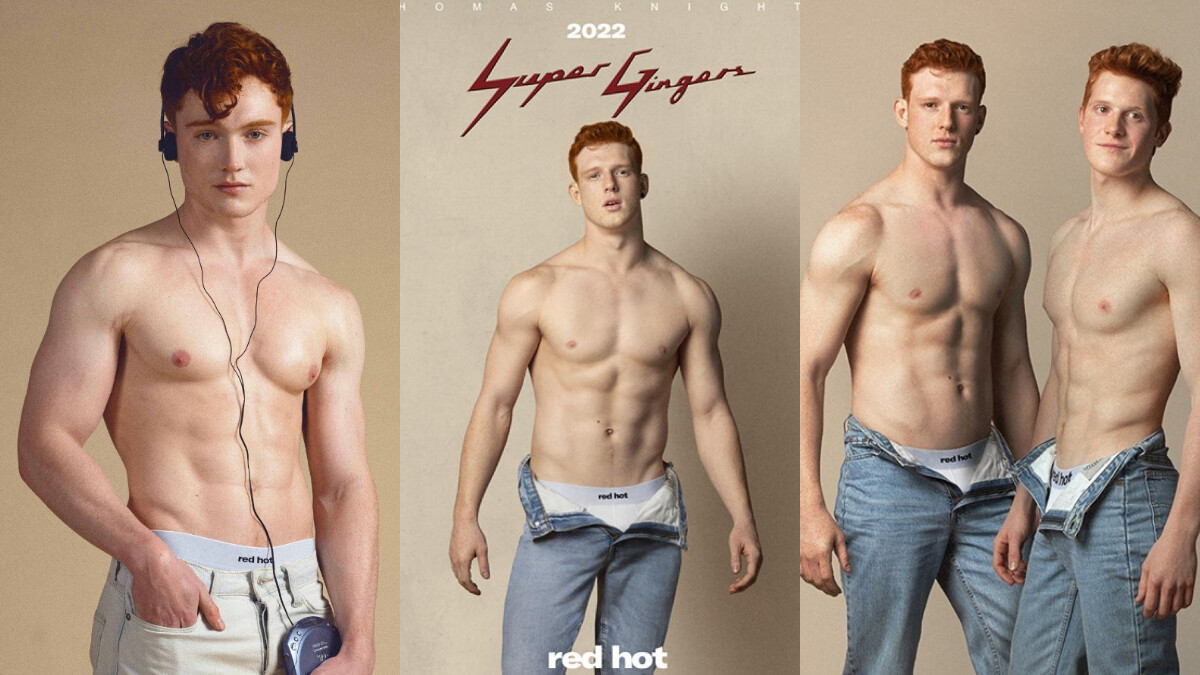 2022年RED HOT猛男年曆熱辣出爐！12位紅髮帥哥性感一脫，肌肉身材養眼破表