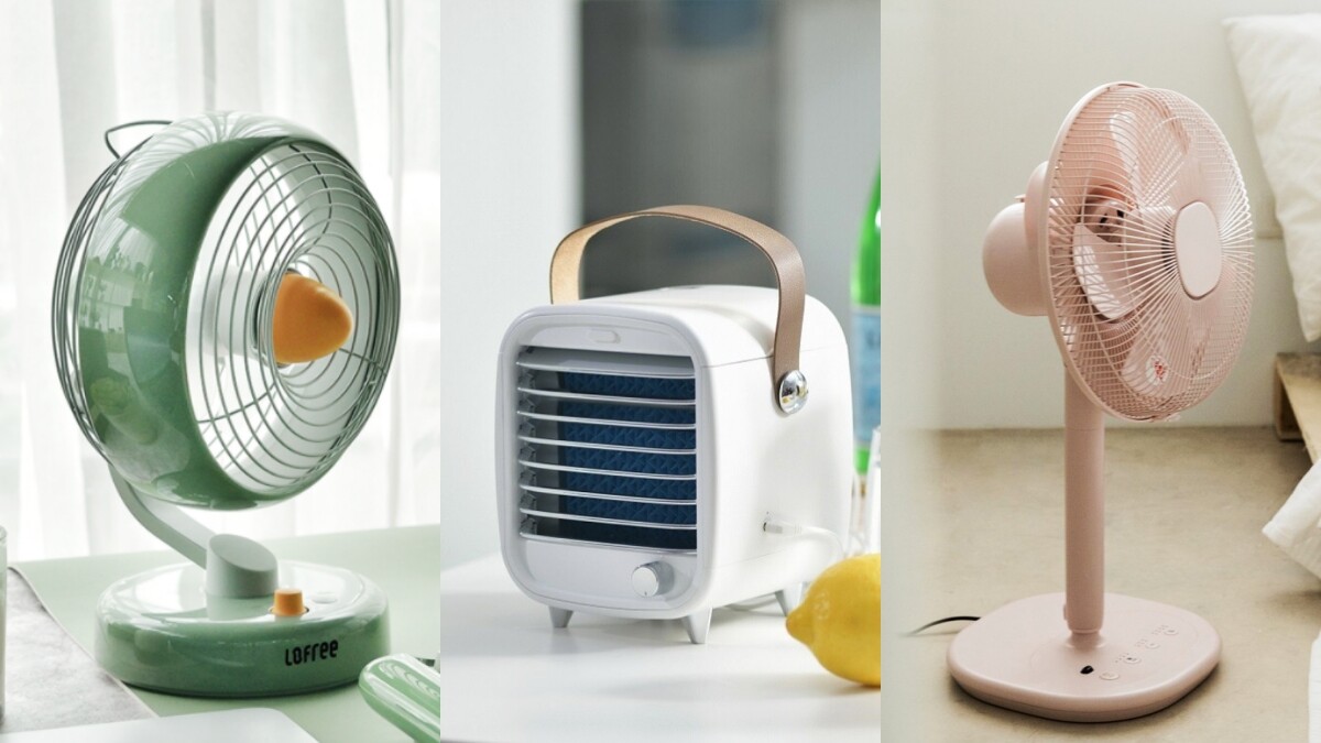 夏天救星！特搜Pinkoi五款「美型電風扇」，好攜帶「行動冷氣」走到哪涼到哪，簡約質感外型更能為視覺降溫