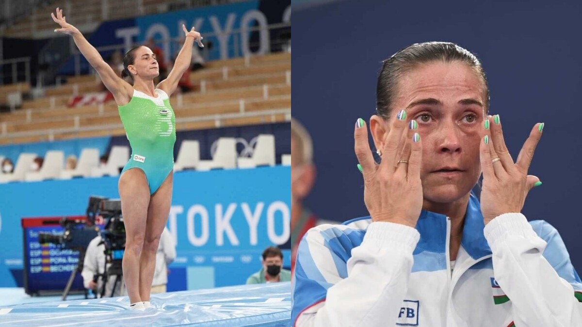 46歲「體操媽媽」東京奧運最後一跳！拭淚宣告退休、連續八屆奧運生涯劃下句點，全場起立鼓掌致敬