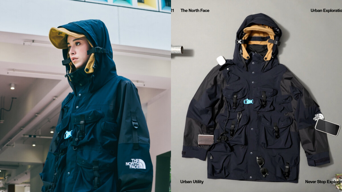 The North Face最新機能外套搭載10個口袋超能裝！出門不用再帶包包，輕盈防水材質雨天也能穿