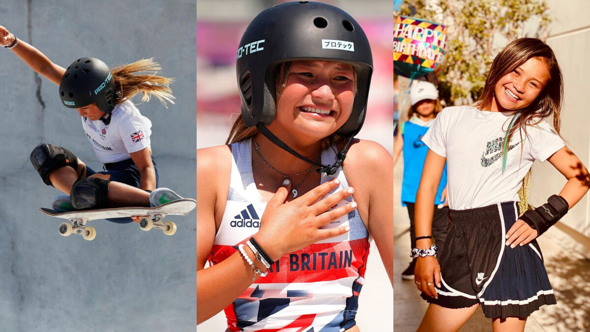滑板女孩Sky Brown奧運摘銅牌！年僅13歲破百萬粉絲，曾鬼門關前走一遭：「滑板讓我覺得自由，無所不能。」
