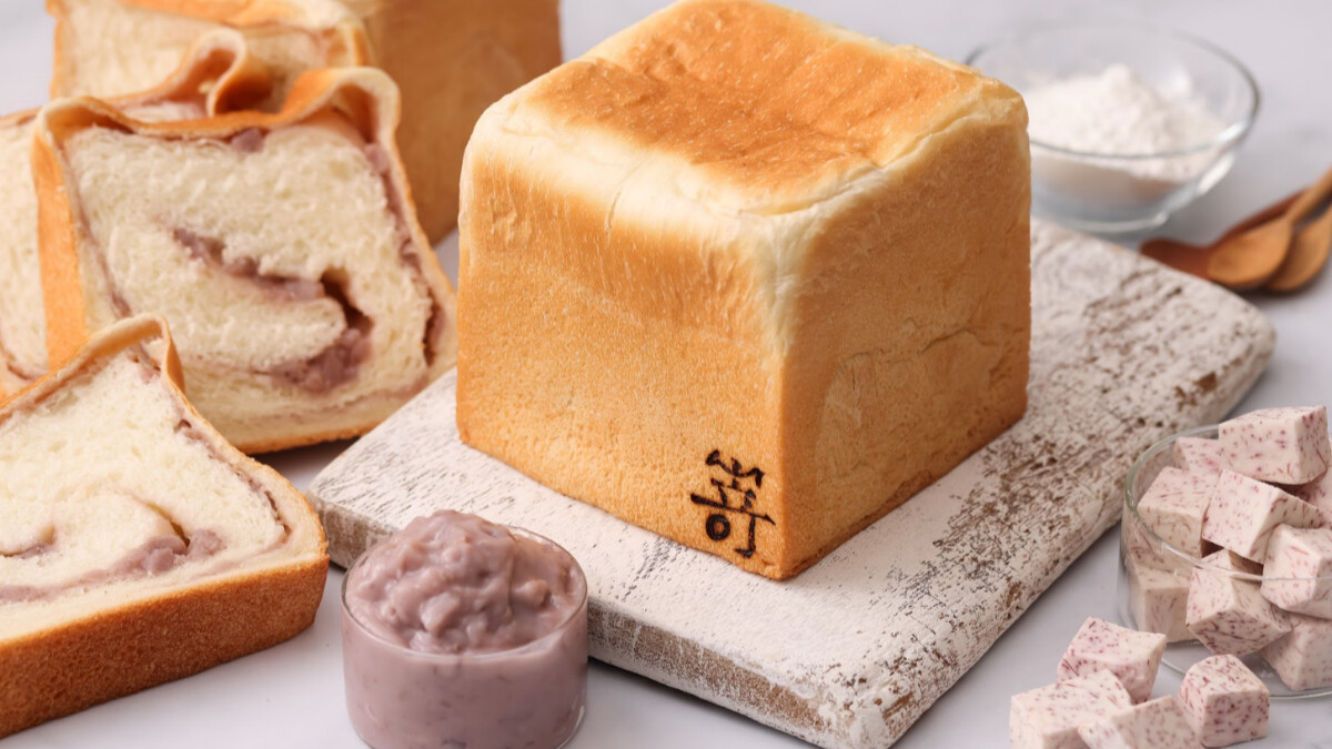 《嵜本SAKImoto Bakery》生吐司推出期間限定「芋頭口味」！還有超Q生吐司造型悠遊卡上市