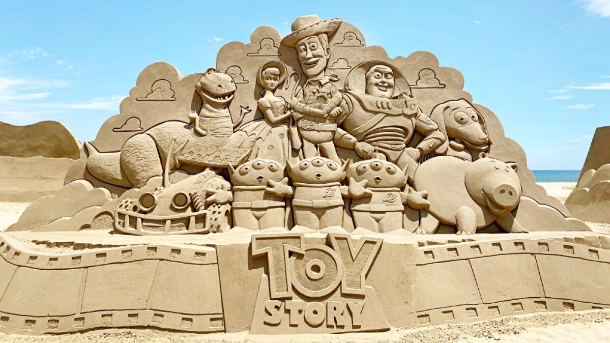 2021福隆沙雕季有《玩具總動員》！攜手迪士尼打造18座超萌沙雕太想去