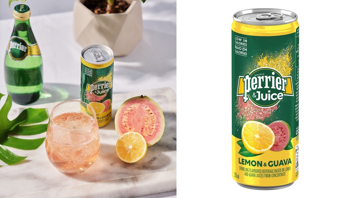 沛綠雅全新推出「檸檬芭樂氣泡綜合果汁」！粉紅香檳浪漫色澤，9月17日好市多開賣