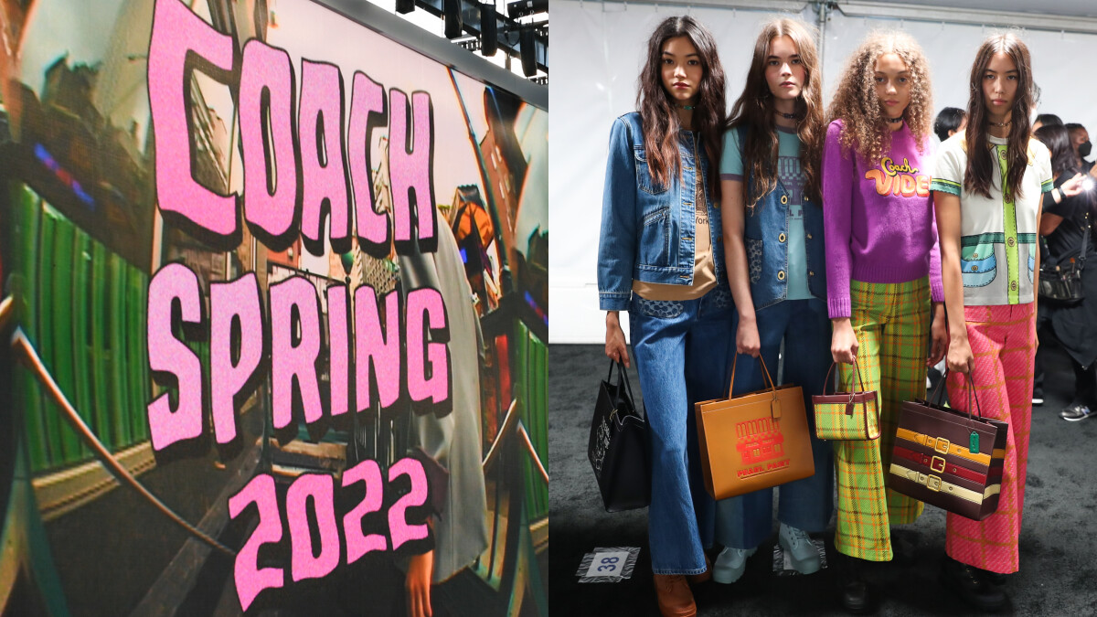 2022春夏紐約時裝週｜Coach回歸實體大秀，紐約知名地標躍上包包＋服飾設計