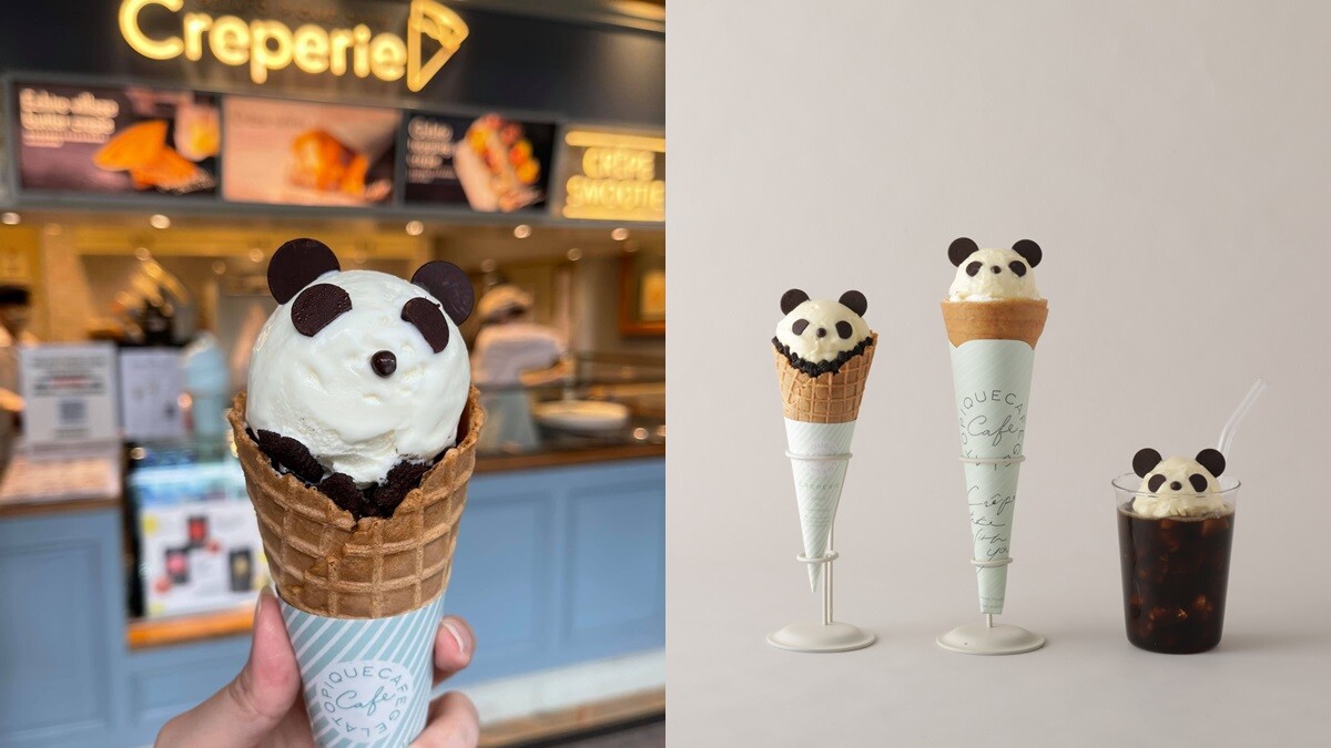 gelato pique café推出超萌熊貓系列新口味！不只可麗餅、冰淇淋，還有療癒周邊必收