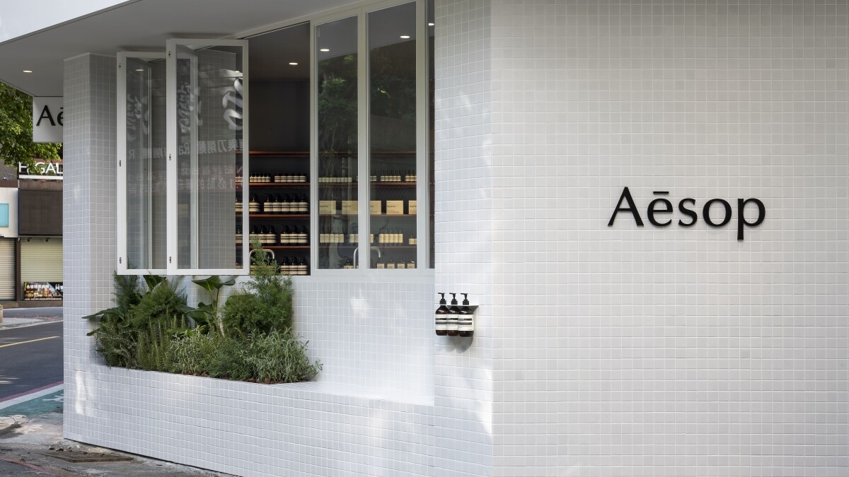 Aesop 台北永康概念店2021開幕，推開窗就是公園，最親切的社區街邊店