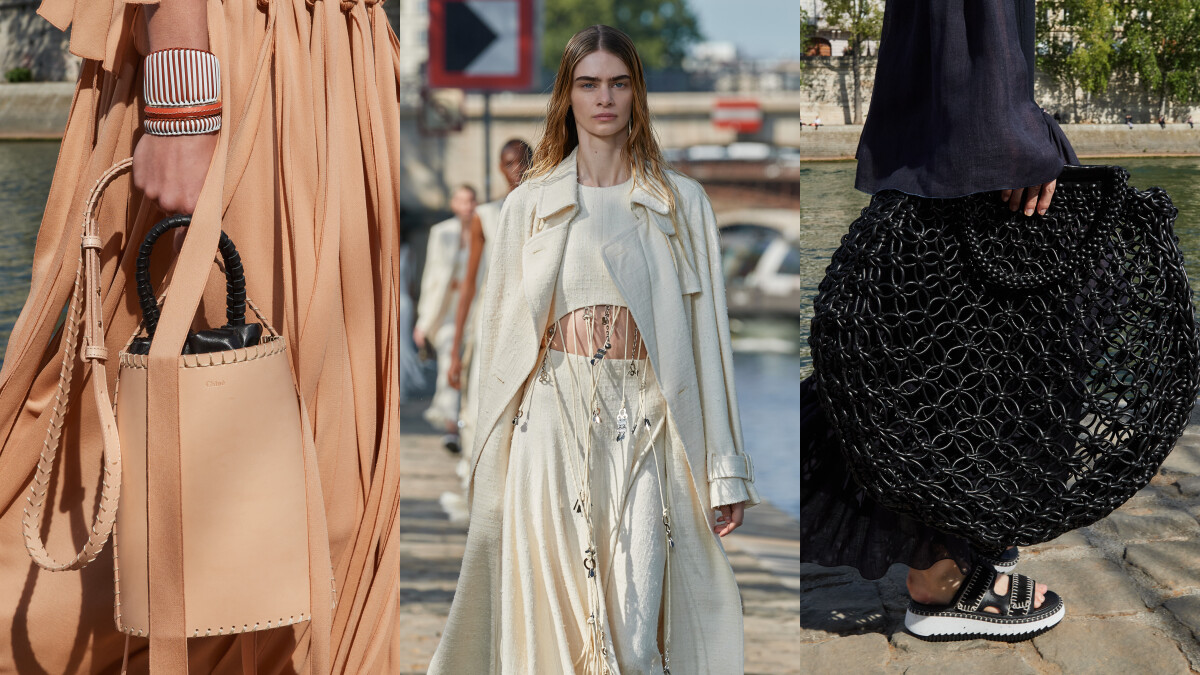 2022春夏巴黎時裝週｜Chloé仙氣滿點的民俗風格，編織包、水桶包…3款新包初登場