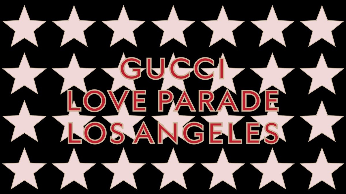 Gucci Love Parade大秀直播線上看，將在台灣時間11月3日上午11點登場