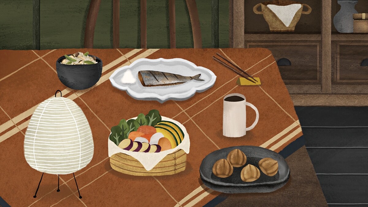 把秋天煮成一桌美味：插畫家常芷X料理達人八千代日記的療癒系秋日食譜