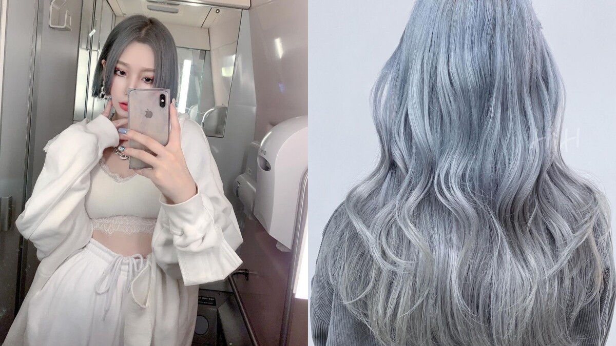 2021秋冬染髮推薦：冬季感十足的銀雪色，一染超吸睛變身女團成員！