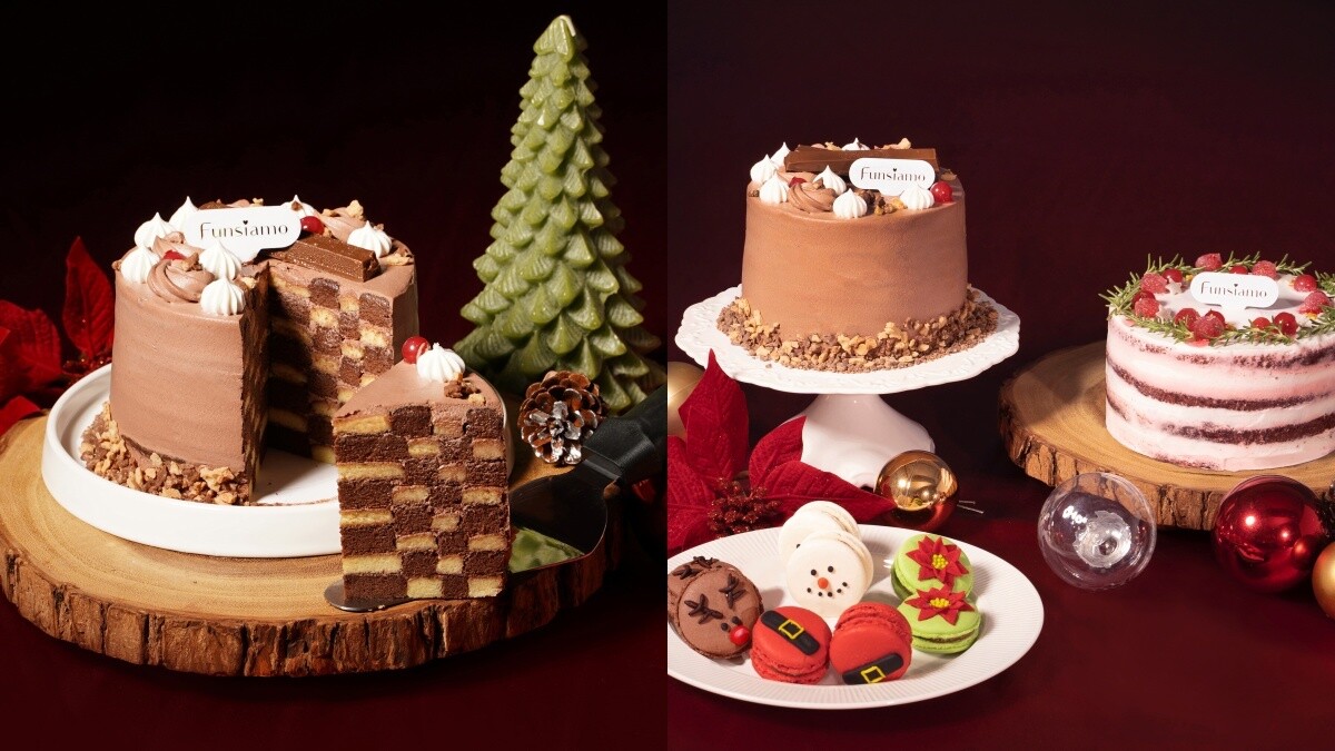 DIY聖誕節禮物推薦！Funsiamo推KitKat巧克力棋盤蛋糕、耶誕馬卡龍