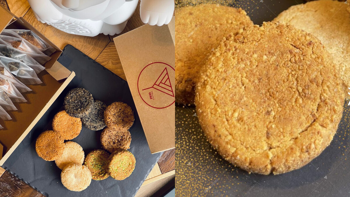 台中《葉食甜點工作室》推出2022奶油圓酥餅禮盒！福源花生醬、土耳其開心果口味都吃得到