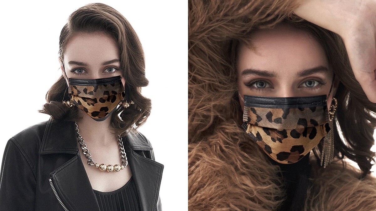 中衛推出時髦豹紋口罩！漸層感花豹紋上市，還有逼真軟毛質感