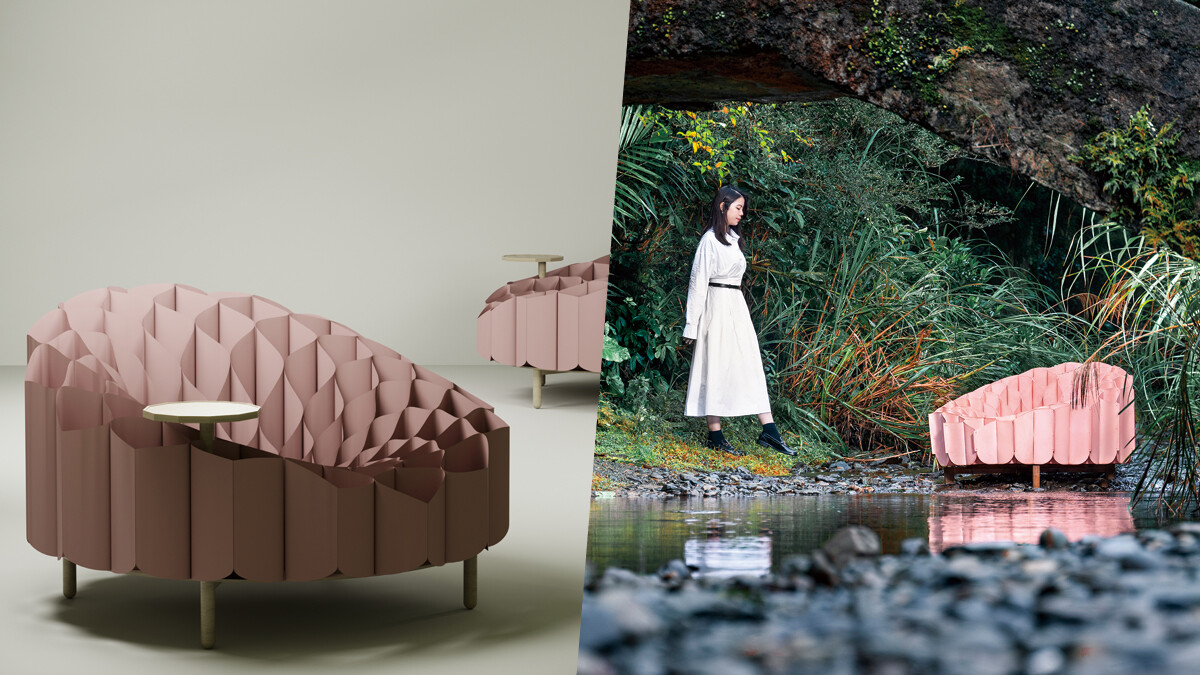 柏成設計 X Kobe Leather－神戶牛皮再造「Bloom Chair」戶外休閒皮椅