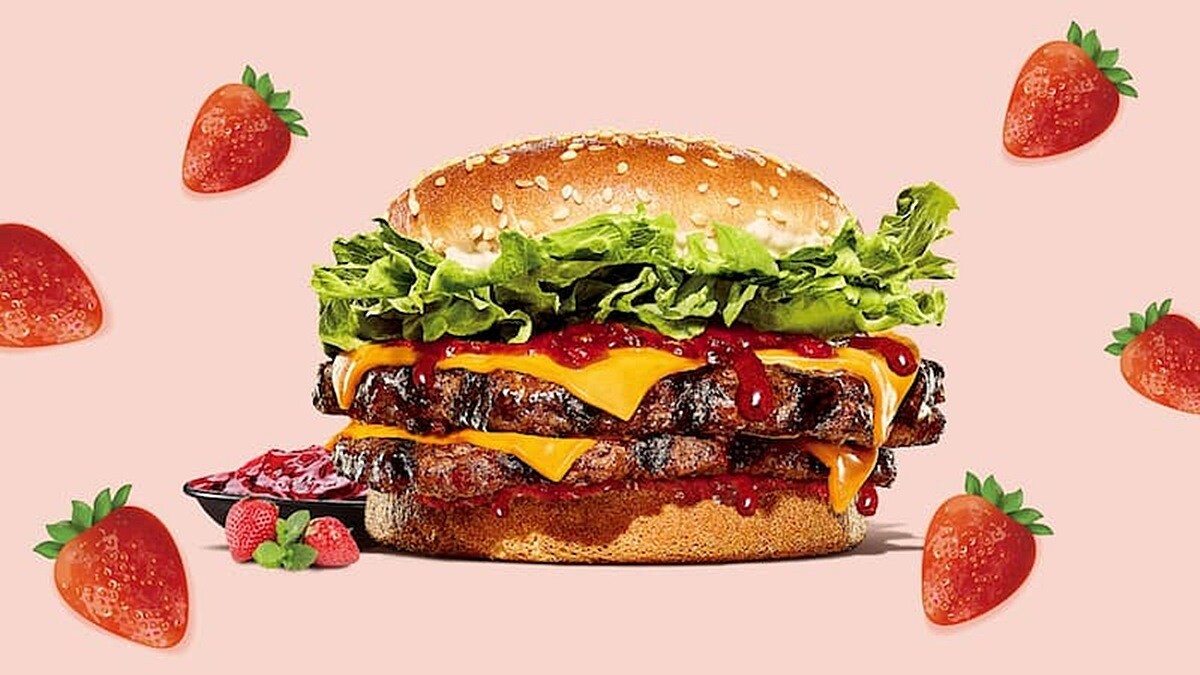Burger King漢堡王草莓牛肉堡敢挑戰嗎？超級重磅牛肉堡限時回歸