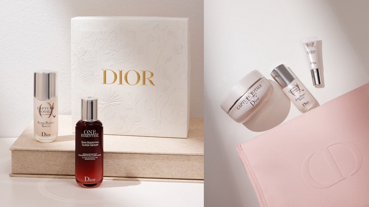 擁有DIOR 5大天后就是現在！眾多明星愛用的明星商品：玫瑰小粉鑽、逆時能量、Miss Dior香氛…母親節就是澎湃！嫩唇組也首次加入，給你最奢華的沉浸式保養儀式~