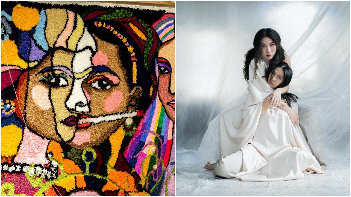 《Amour Fou》重新詮釋經典女性藝術家的生命能量，台灣藝術家November、Mowa聯手呈現大型掛毯創作