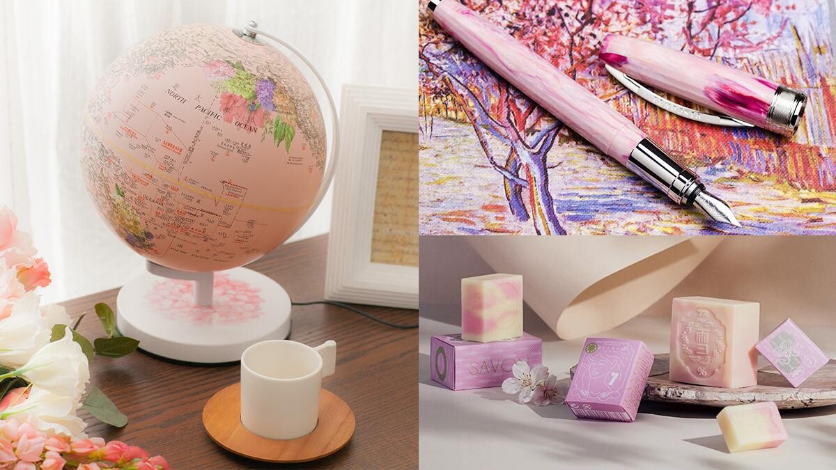 粉紅控快收！誠品5款高顏質文具：粉色地球儀、梵谷原子筆洋溢春天氣息