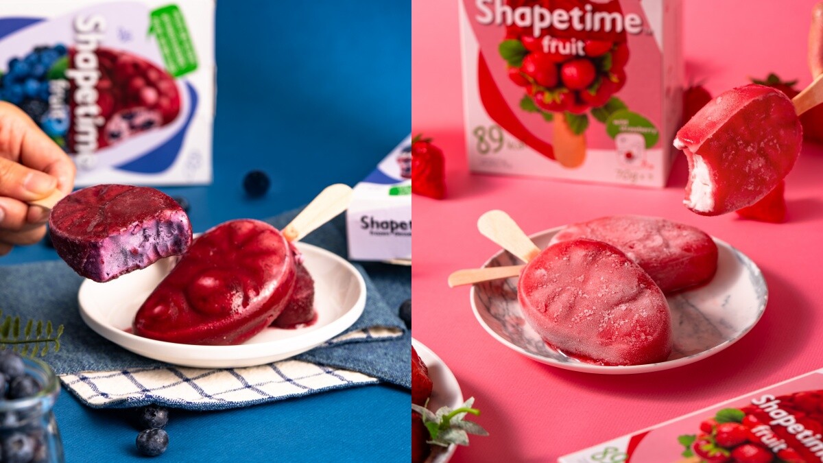 低熱量冰淇淋推薦！SHAPETIME形動力推出真果實系列，一支不到100卡