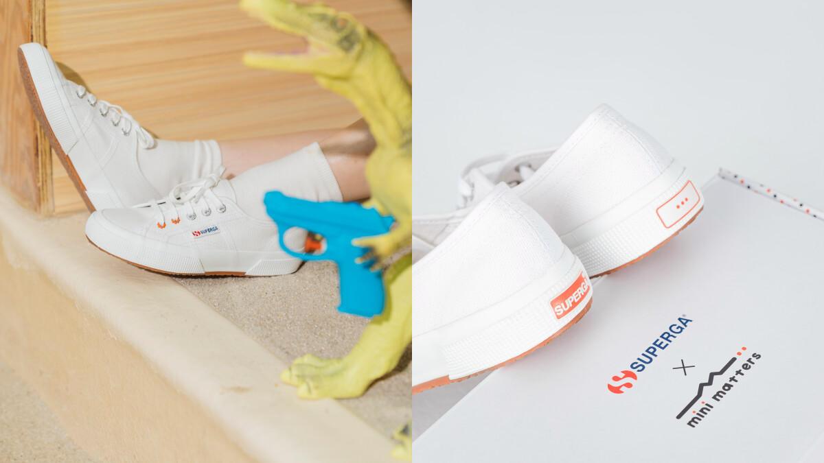 Superga攜手台灣品牌Mini Matters打造今夏最萌小白鞋！限定販售櫃點公開