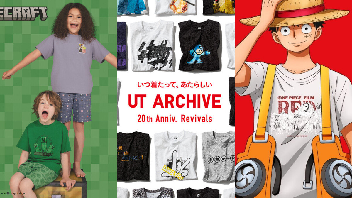 Uniqlo UT 2022夏日重頭聯名集結：Minecraft、海賊王25週年紀念版、經典復刻版回歸