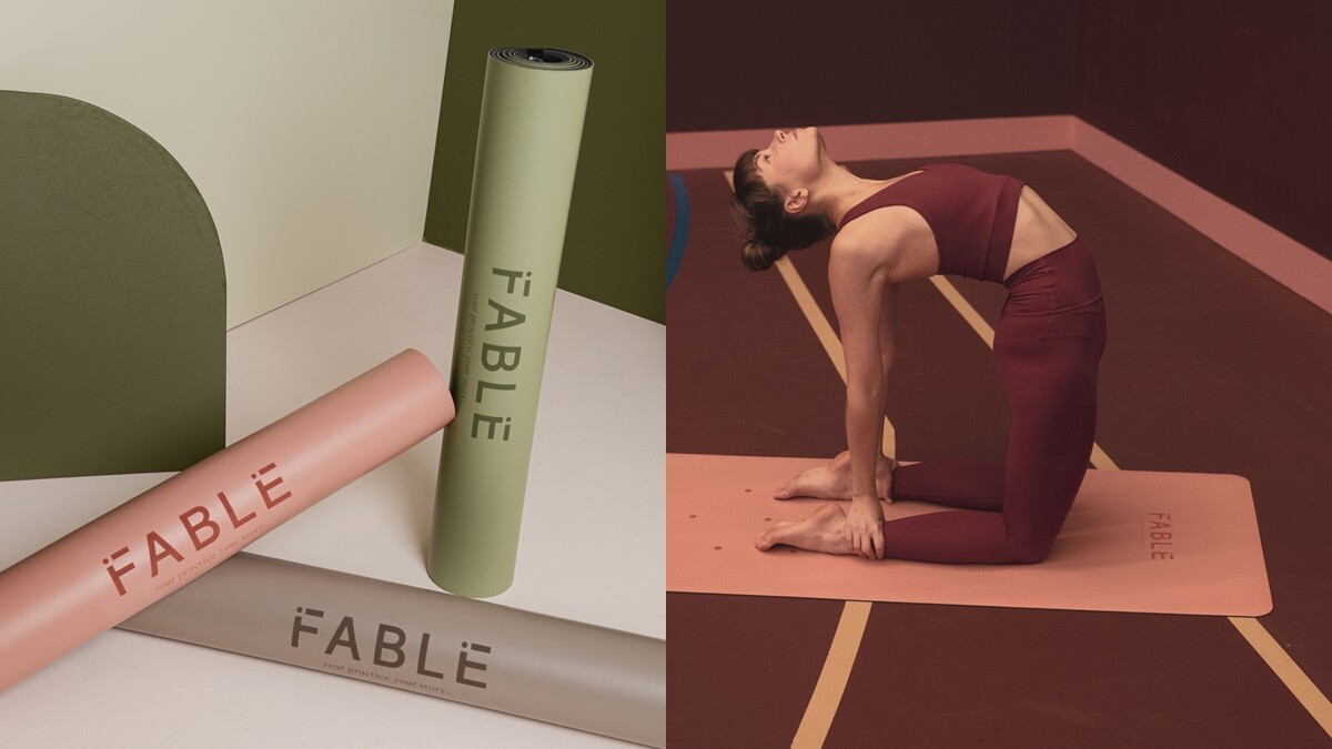史上最美瑜珈墊Fable Yoga推玫瑰紅、牛油果綠，尺寸更寬長重量還更輕