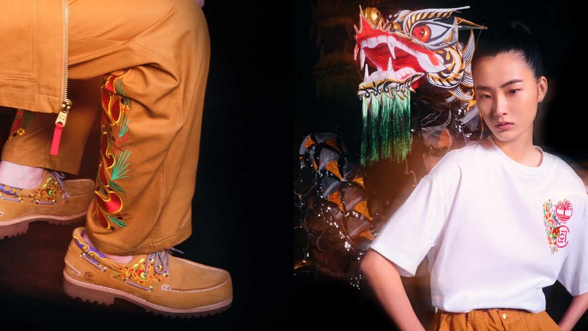 Timberland攜手陳冠希潮牌CLOT，為經典帆船鞋換上古代傳說的神龍新衣
