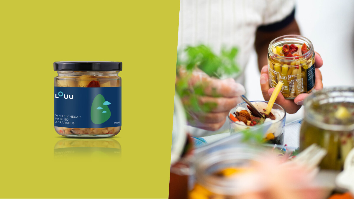 LOUU新品實踐永續理想，格外農產品華麗變身成「白葡萄醋漬蘆筍」