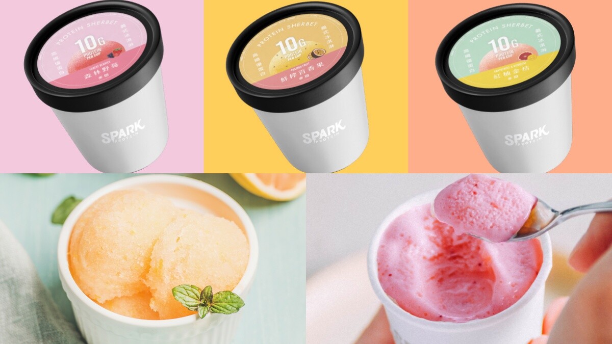 Spark Protein全新「高蛋白雪酪冰淇淋」消暑開賣！增肌減脂期也可以吃