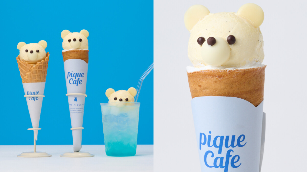 可愛到捨不得吃！gelato pique café推出北極熊可麗餅、冰淇淋，還有超療癒漂浮氣泡飲