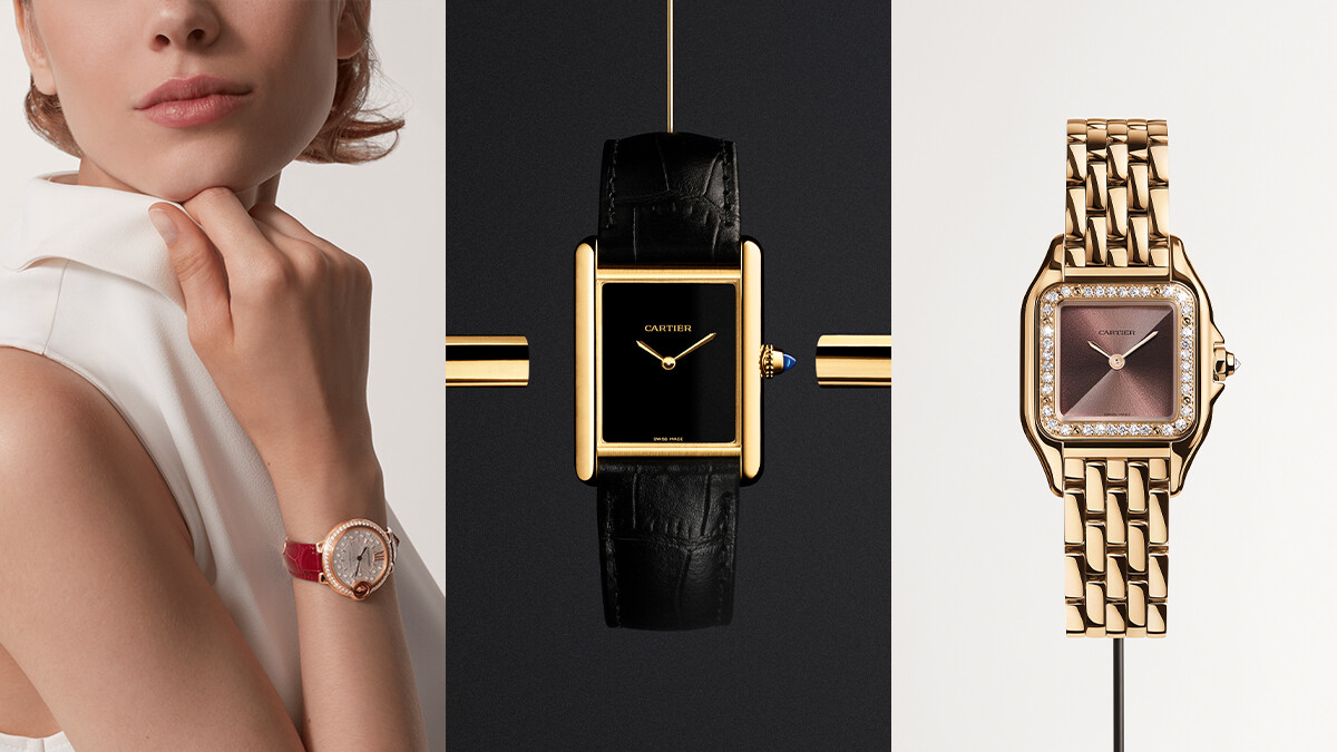 造型腕錶大師卡地亞，ICONS系列三大經典人氣錶款再推亮眼新作，綻放令人驚豔的出色新樣貌！