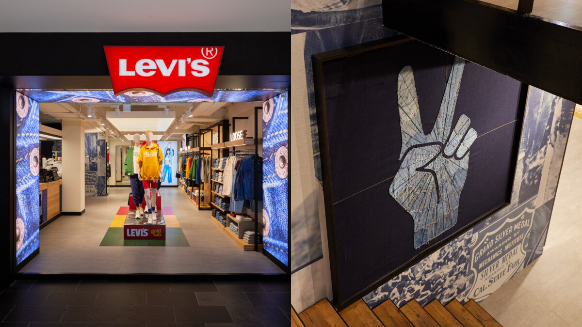 Levi’s西門旗艦店回歸首賣金標系列！丹寧裝置藝術、限時結合在地店家闖關遊戲