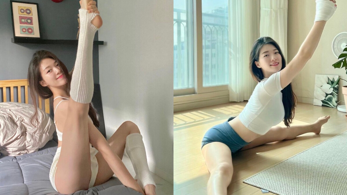 瘦腿這樣做！一字馬床上輕鬆練習，簡單就能讓腿又直又細